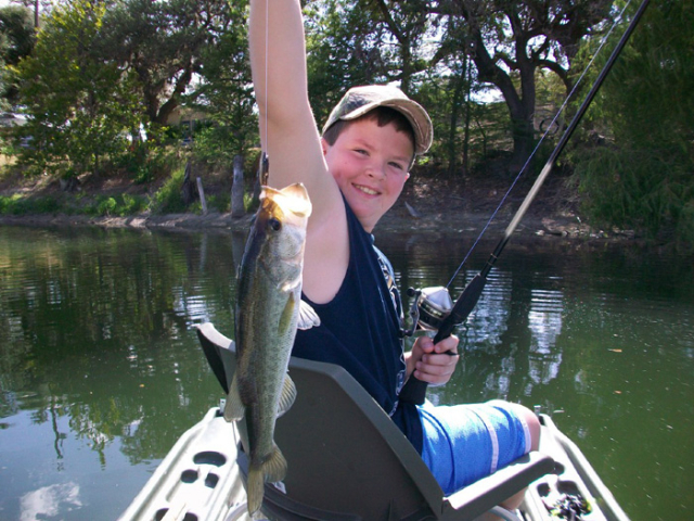 Bass Fishing in Bandera, TX